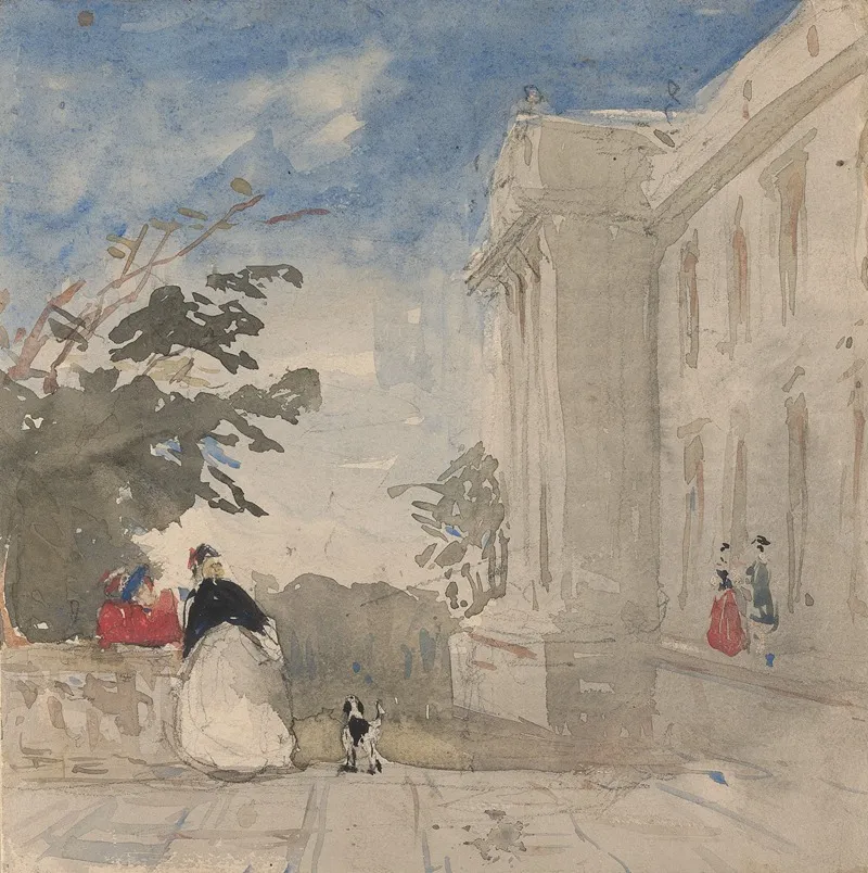 Figures On A Terrace 3