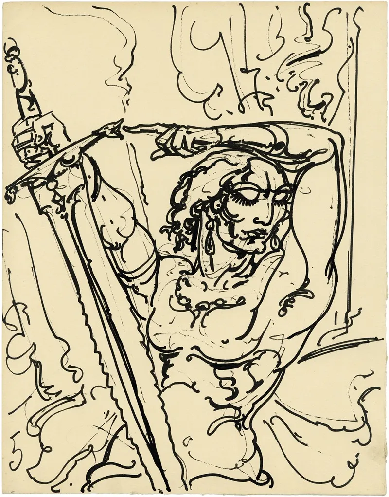 Figuur Met Zwaard