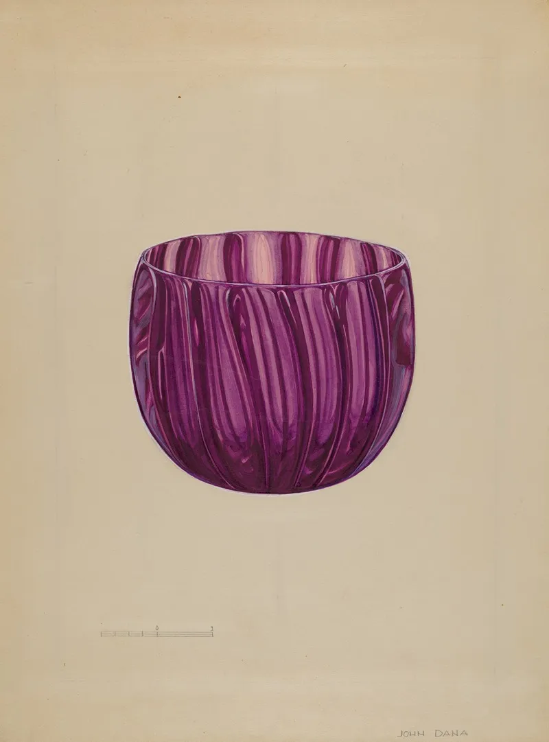 Finger Bowl by John Dana - Canvas Print