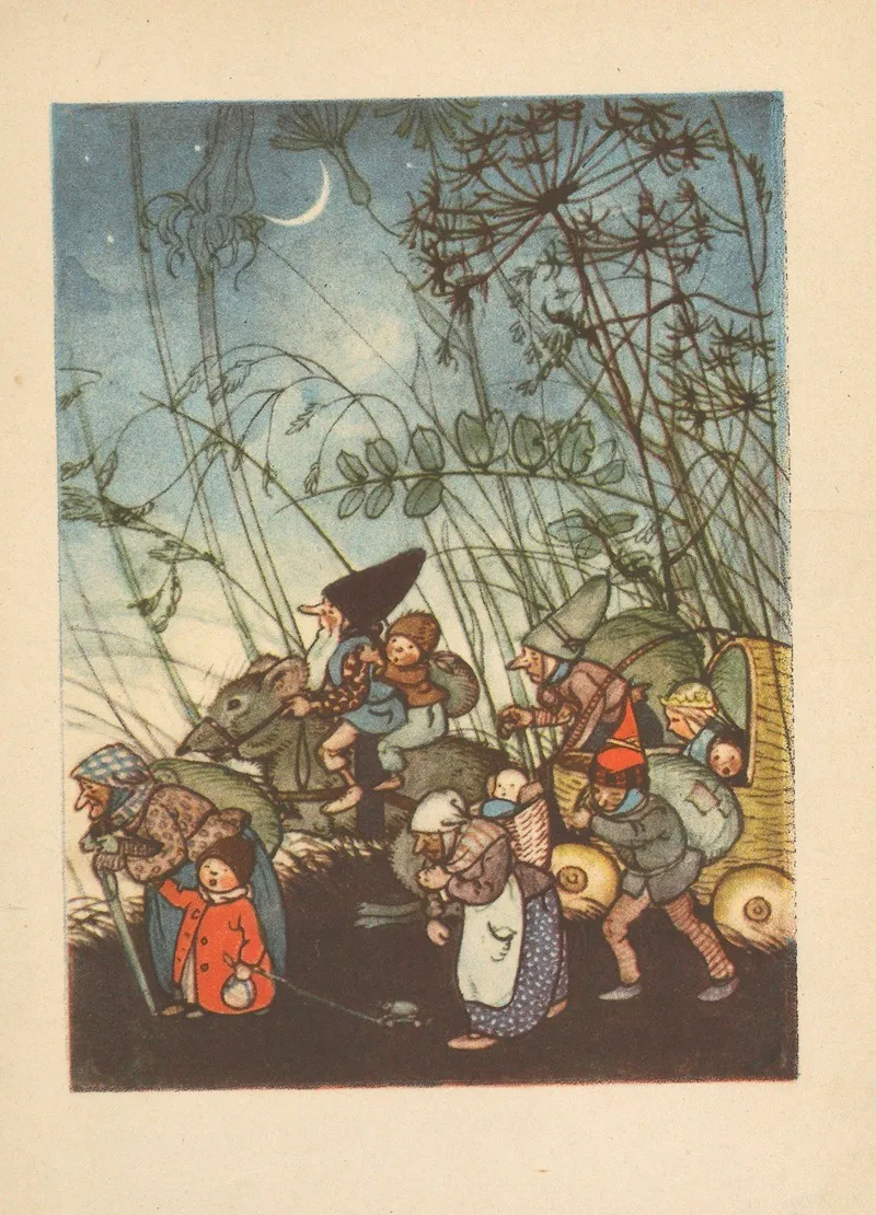 Fingerhutchen Und Andere Elfengeschichten Pl 05 by Conrad Ferdinand Meyer - Canvas Print