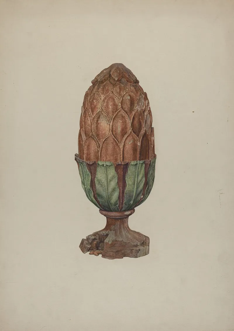 Finial by Marian Page - Canvas Print