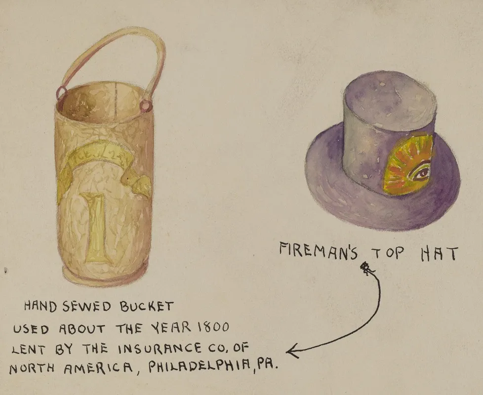Firemans Hat And Bucket