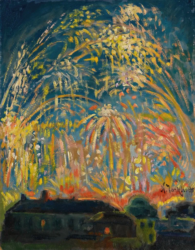 Fireworks In Nice