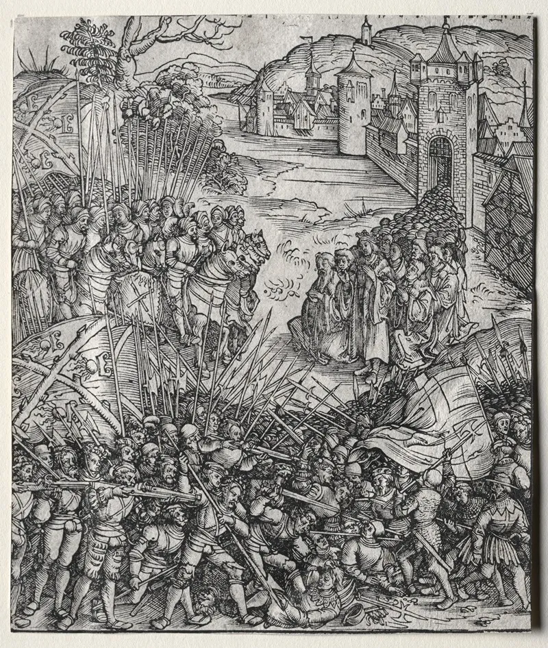 First Flemish Rebellion by Wolf Traut - Canvas Print