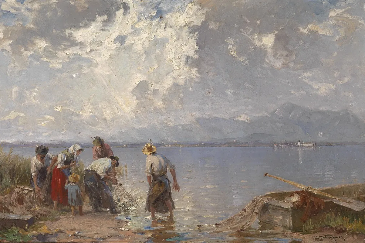 Fischerfamilie Am Chiemsee