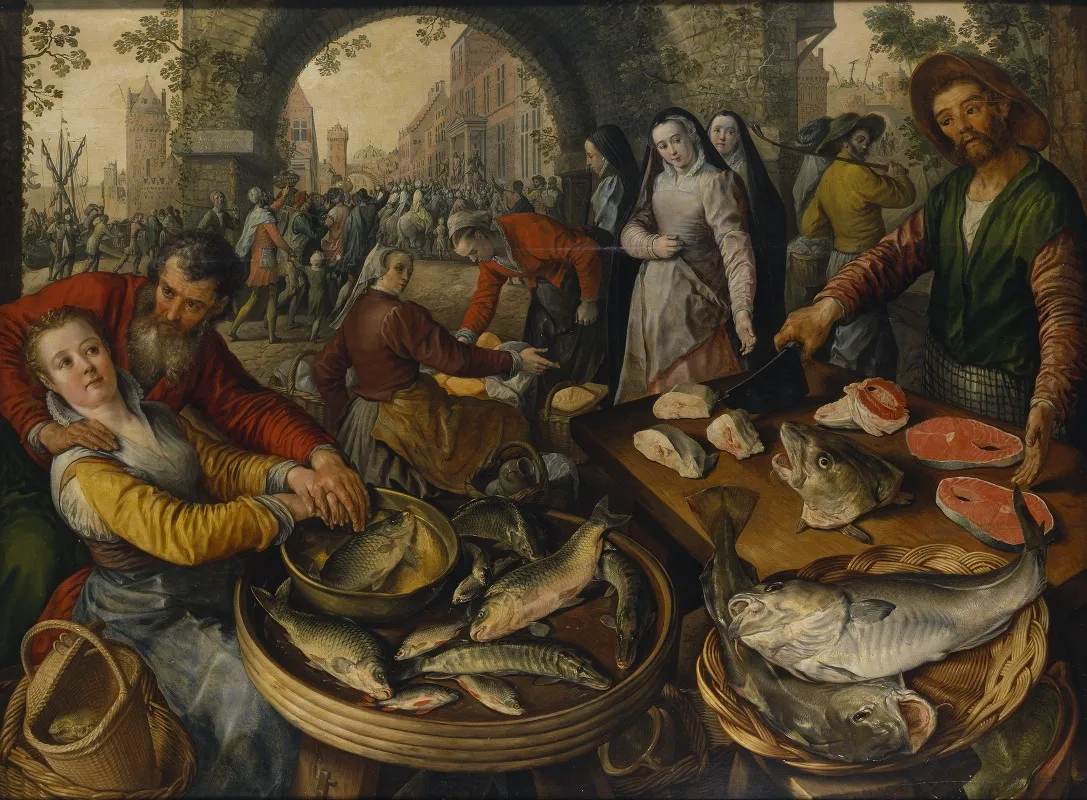 Fish Market With Ecce Homo