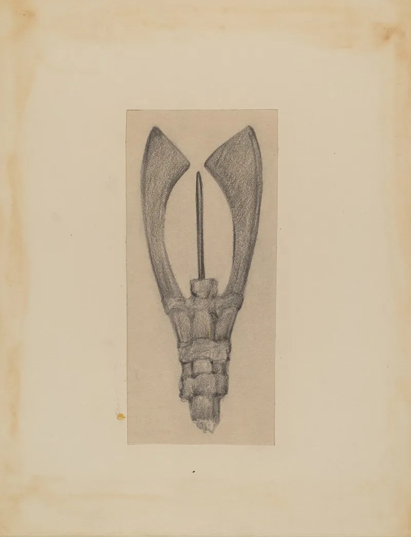 Fish Spear by George B. Wally - Canvas Print