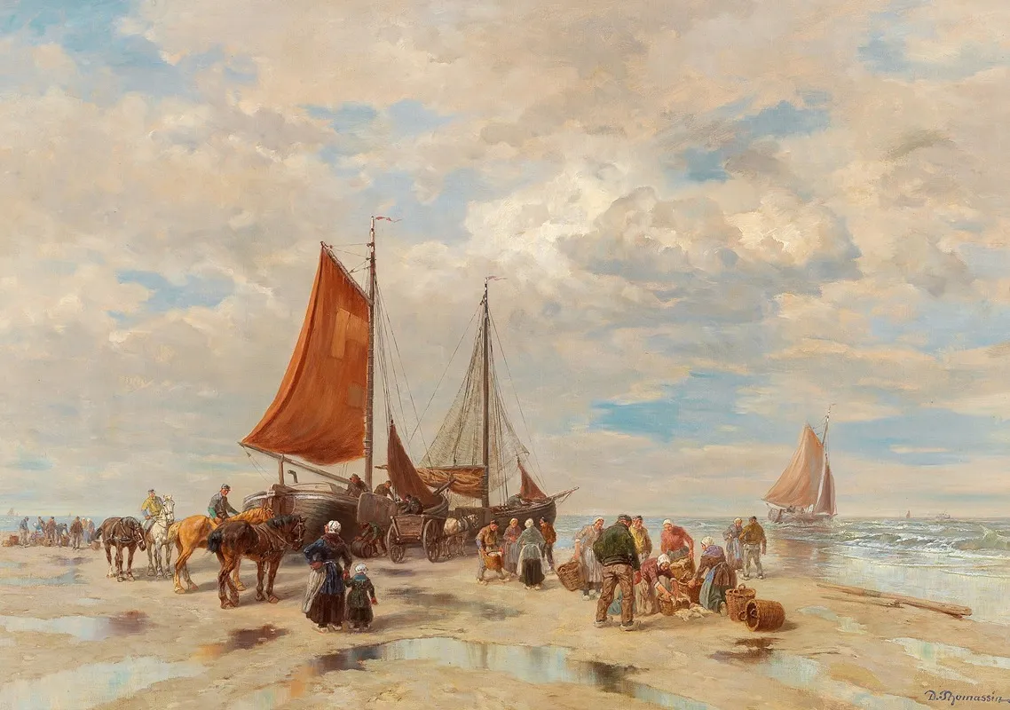 Fishermen On The Beach