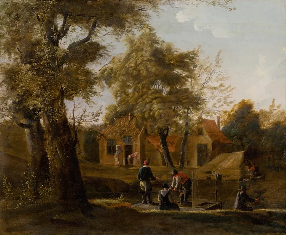 Fishermen On The River