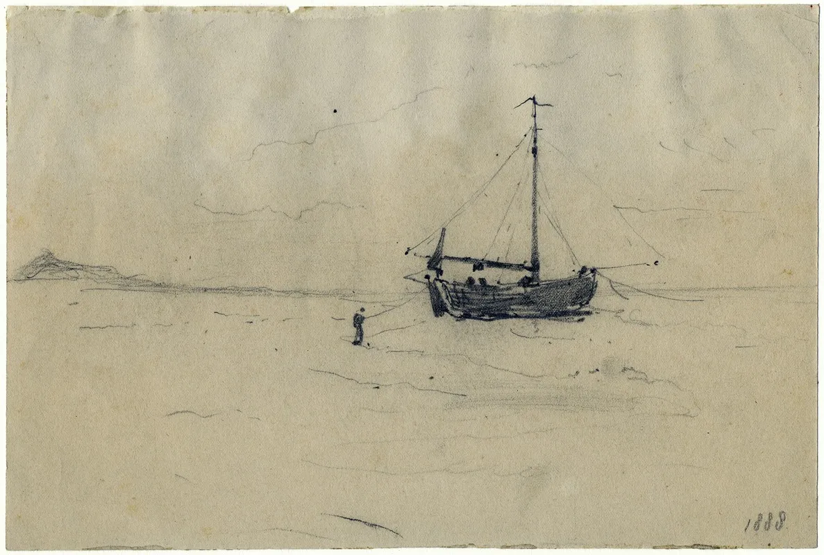 Fishing Boat Boat On The Seashore