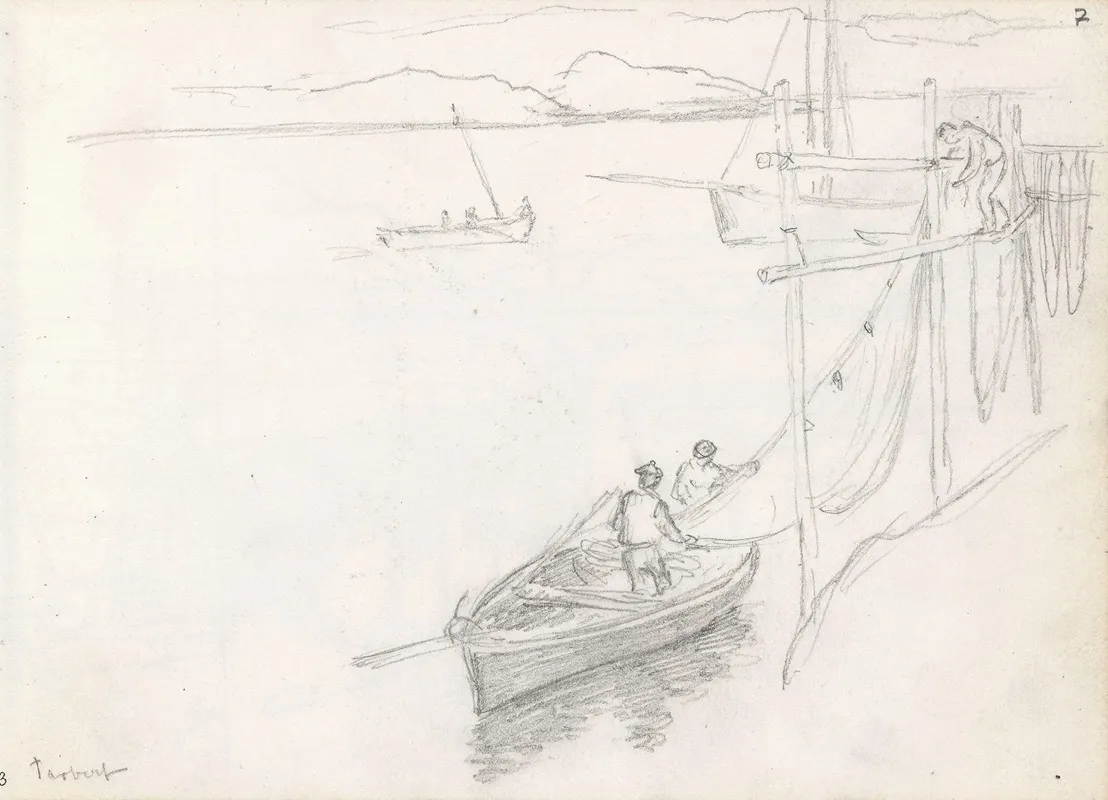 Fishing Boat By Shore Tarbert