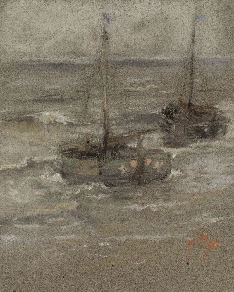 Fishing Boats At Anchor 3
