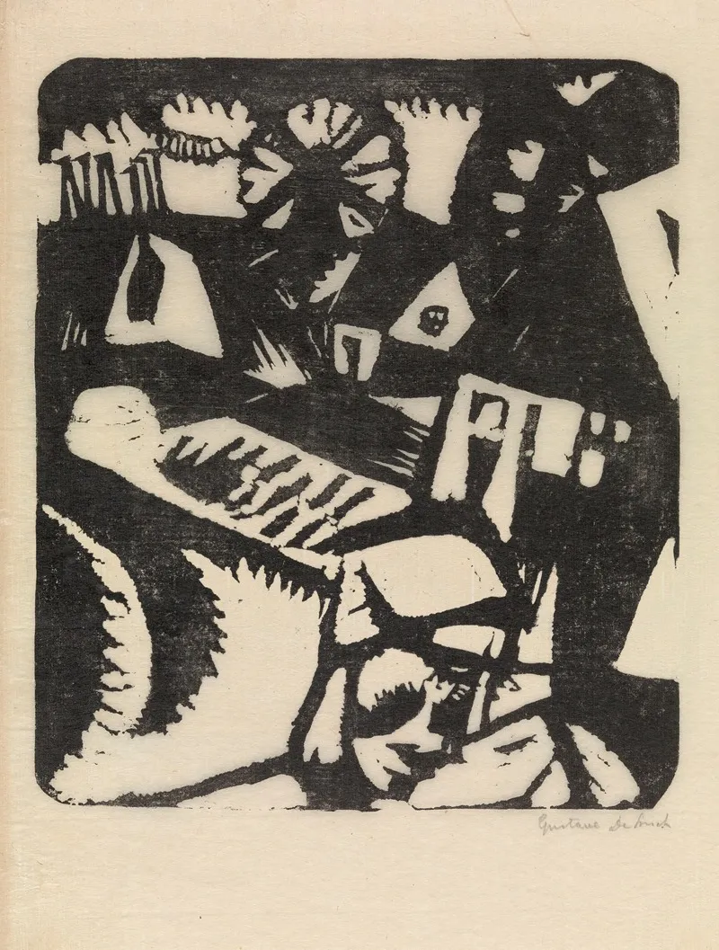 Fishing Village 2 by Gustave De Smet - Canvas Print