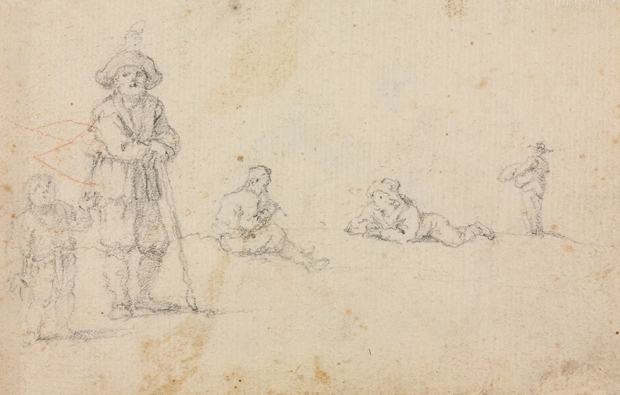 Five Figure Studies Verso