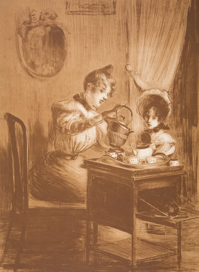 Five Oclock 4 by Jacques-Émile Blanche - Canvas Print