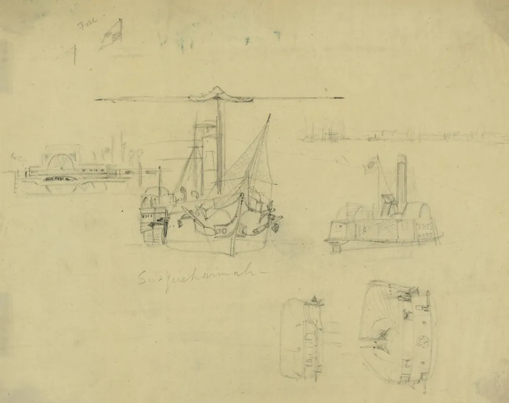 Five Views Of The Susquehannah And The Ceres
