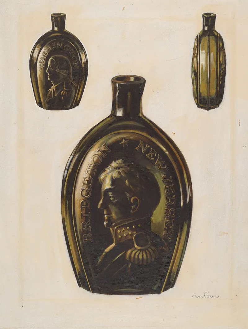 Flask 10 by Charles Caseau - Canvas Print