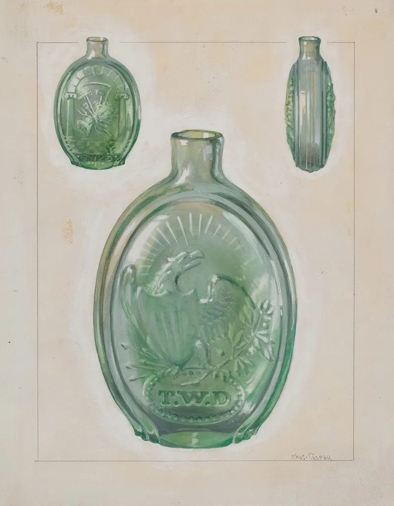 Flask 19 by Charles Caseau - Canvas Print