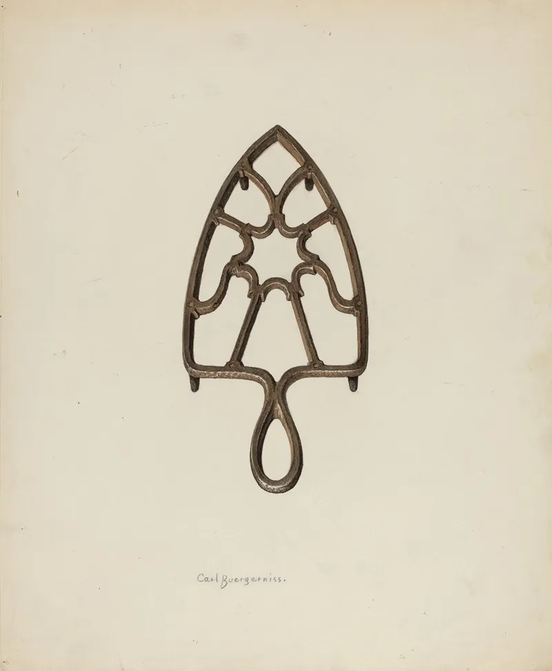 Flat Iron Stand 3 by Carl Buergerniss - Canvas Print