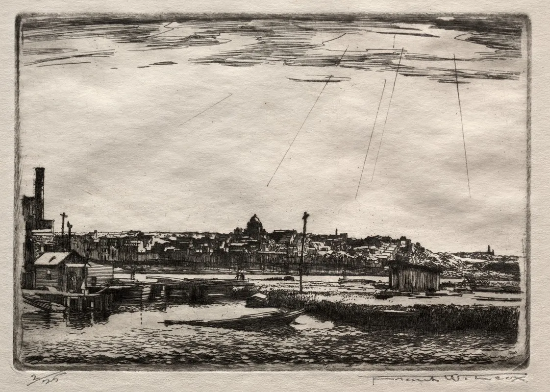 Flats by Frank Wilcox - Canvas Print