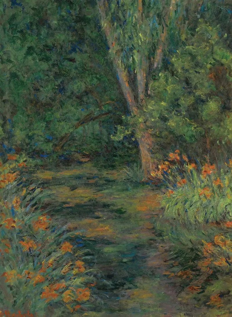 Fleurs Du Jardin by Blanche Hoschedé-Monet - Canvas Print