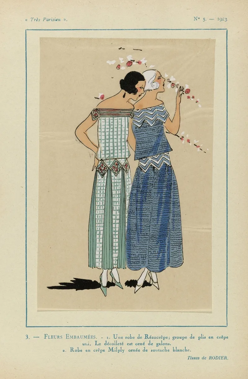 Fleurs Embaumees by G-P. Joumard - Canvas Print