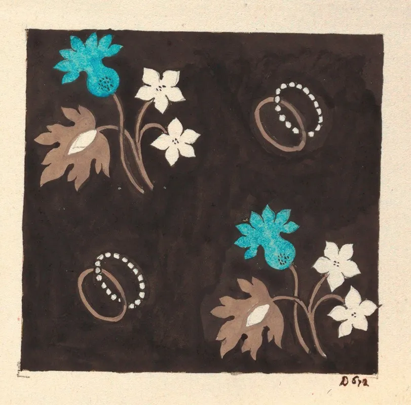 Floral Design For Printed Textile Ii