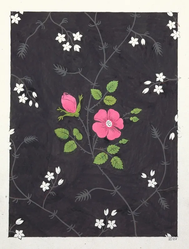Floral Design For Printed Textile Pl Xxxix