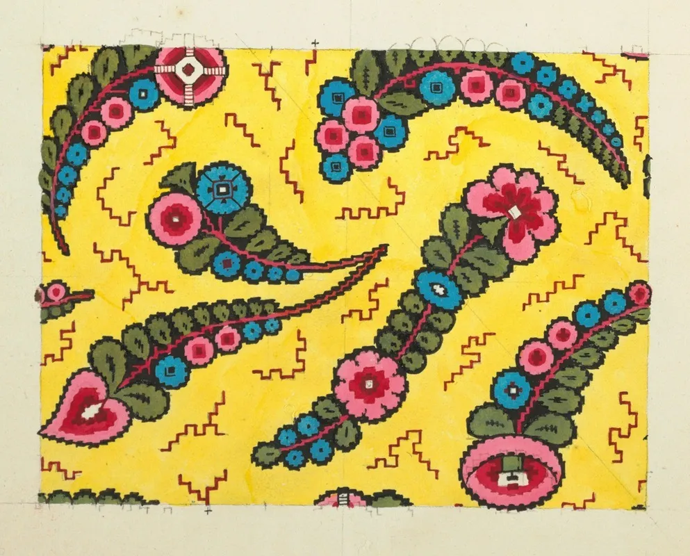 Floral Design For Printed Textiles Iii