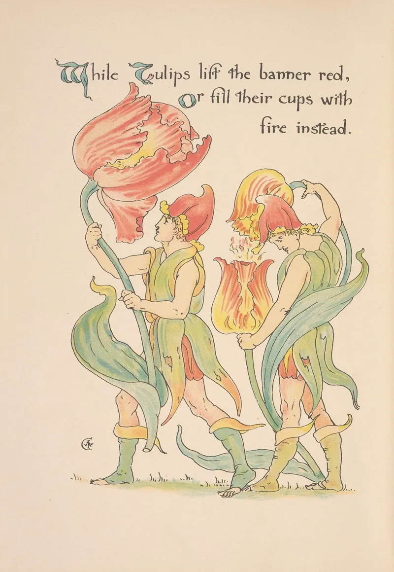 Floras Feast A Masque Of Flowers Pl 14