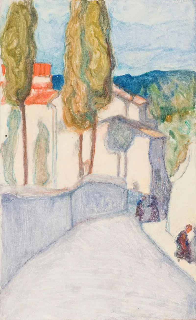 Florence Viale Dei Colli by Pekka Halonen - Canvas Print