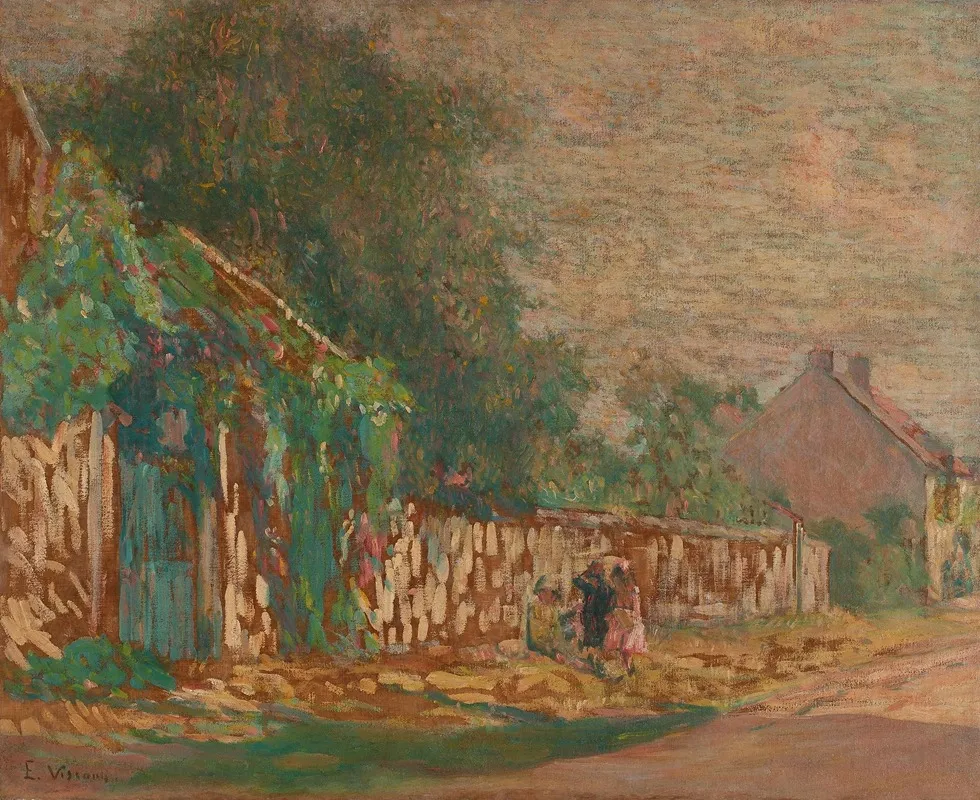 Flores Da Rua by Eliseu Visconti - Canvas Print