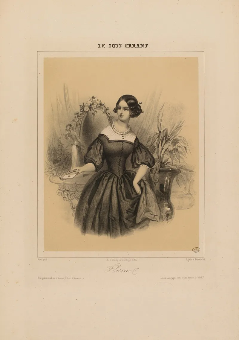 Florine by Pierre-Numa Bassaget - Canvas Print