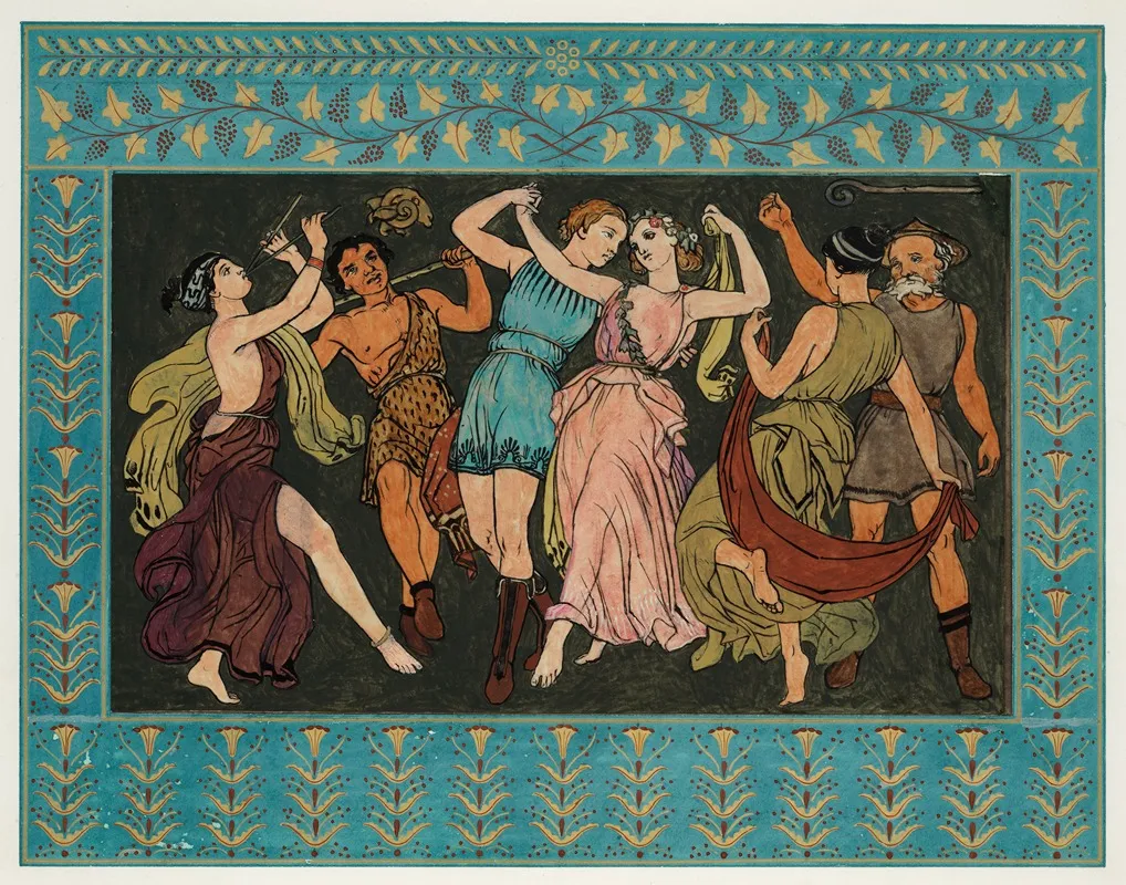 Florizel And Perdita Dancing With Shepherds