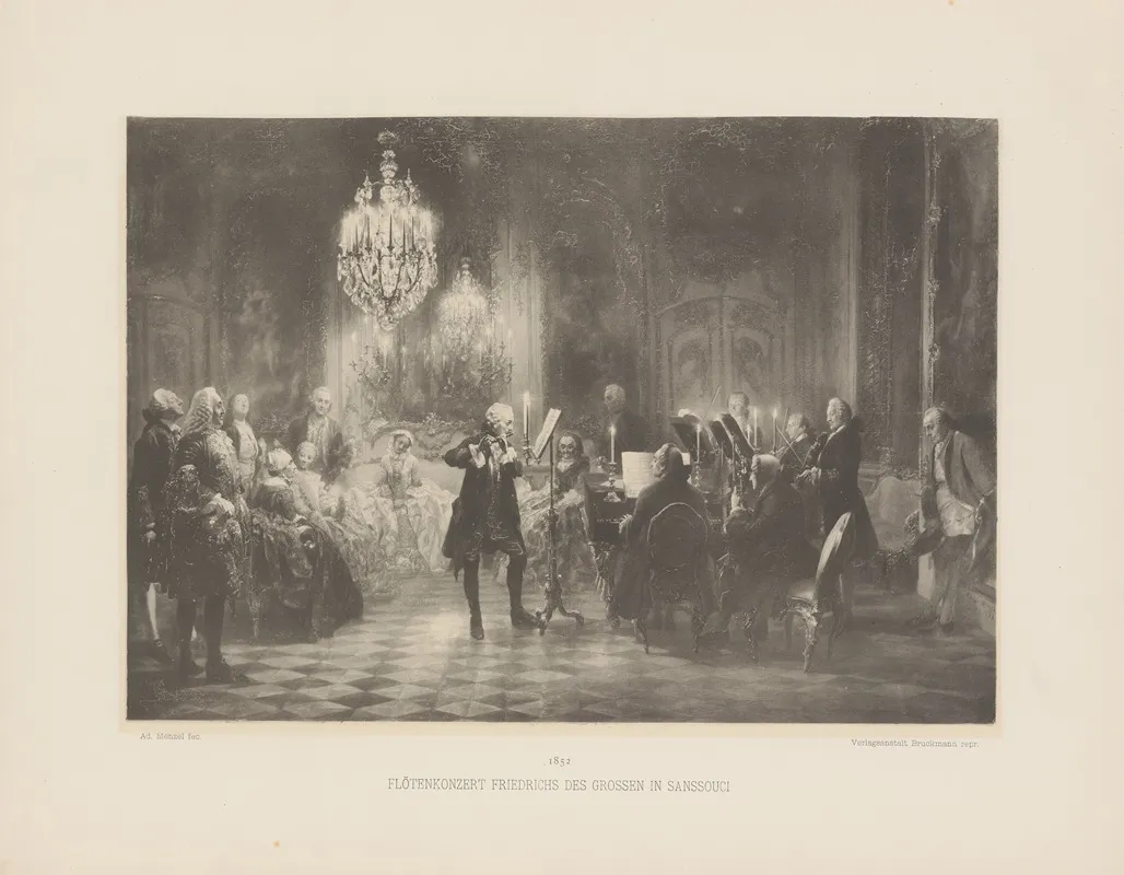 Flotenkonzert Friedrichs Des Grossen In Sanssouci