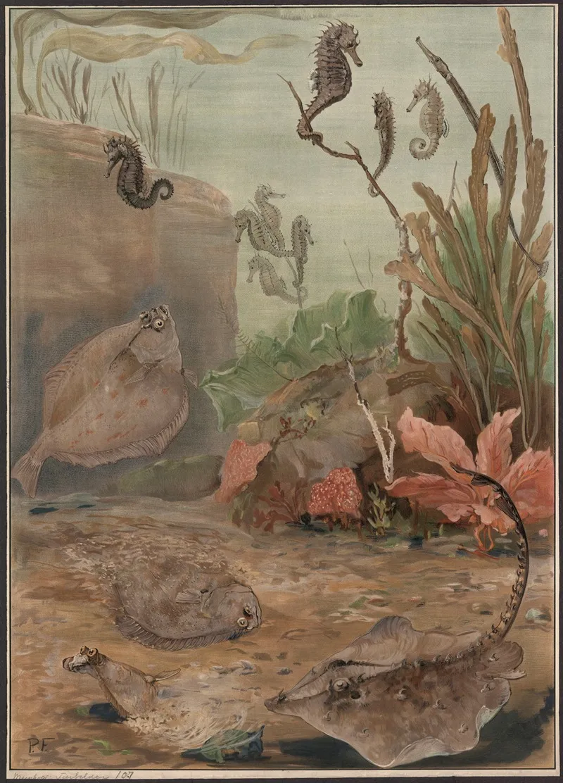 Flounders And Seahorses