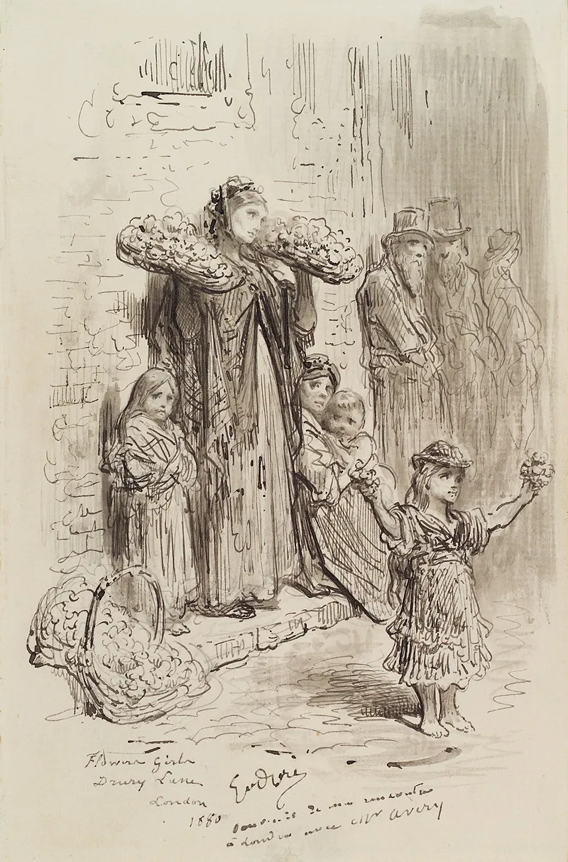 Flower Girls Drury Lane London