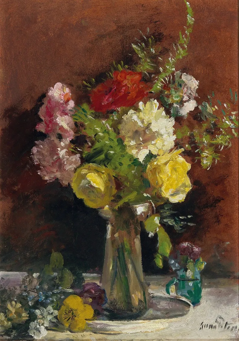 Flower Piece In A Vase