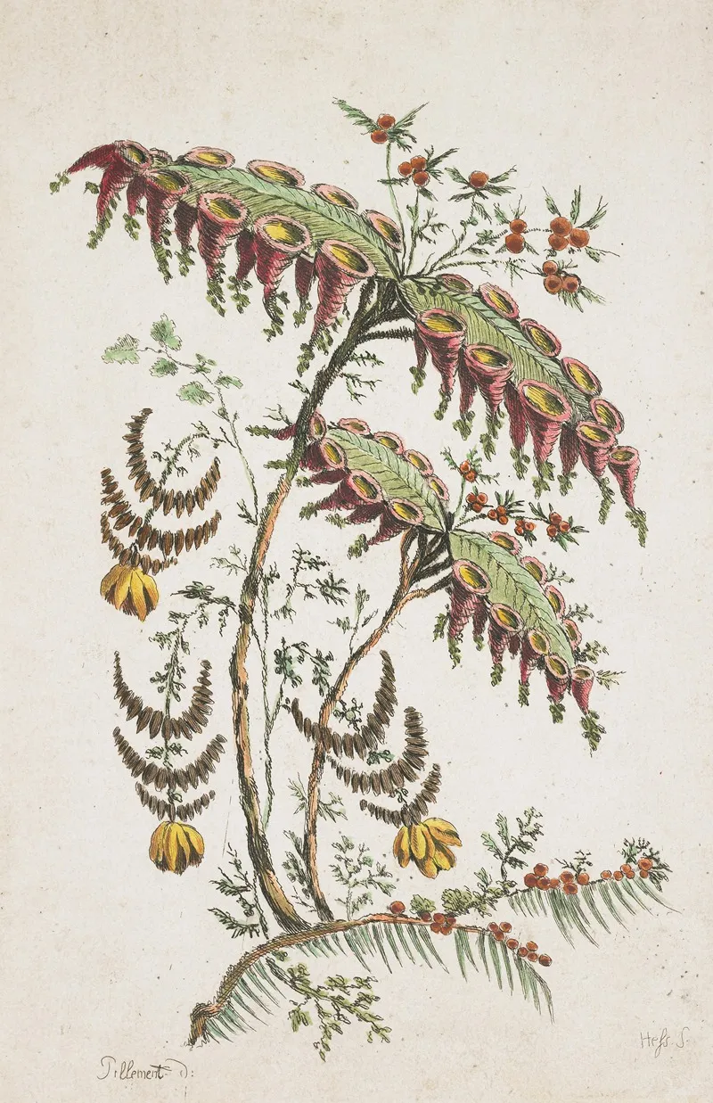 Flower Plate Chinoiserie