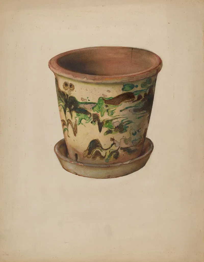Flower Pot With Saucer