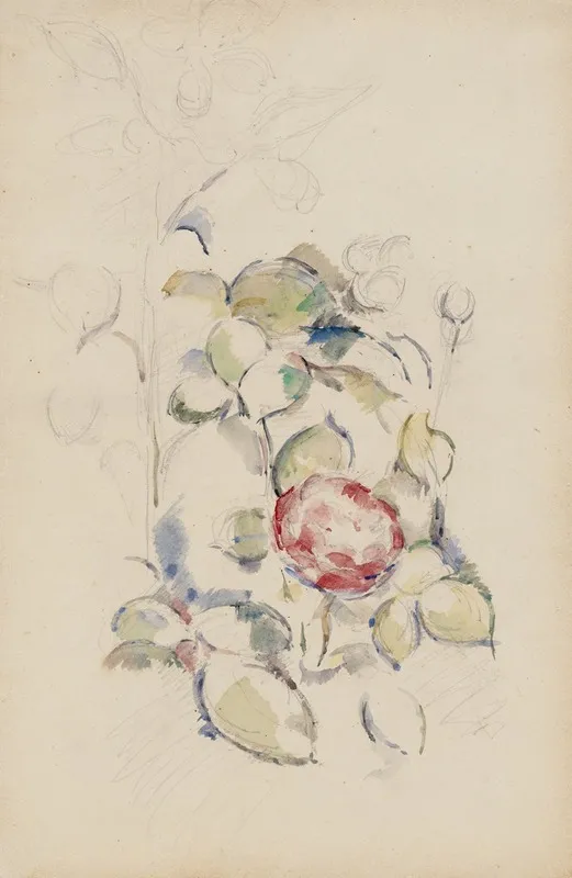 Flowers 13 by Paul Cézanne - Canvas Print