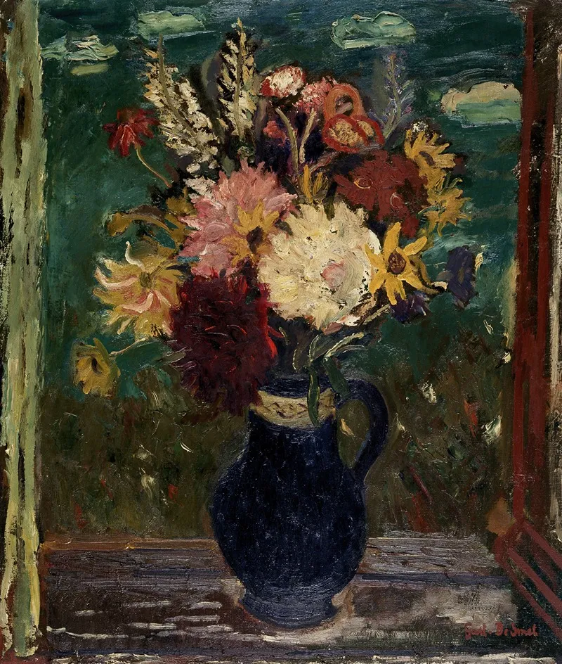Flowers In A Vase 24 by Gustave De Smet - Canvas Print
