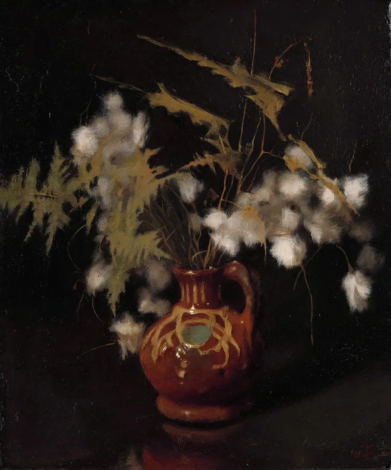 Fluffy Flowers In A Jug
