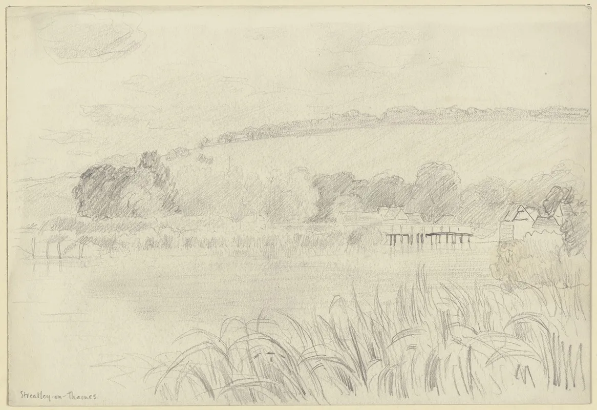 Flusslandschaft Bei Streatley On Thames