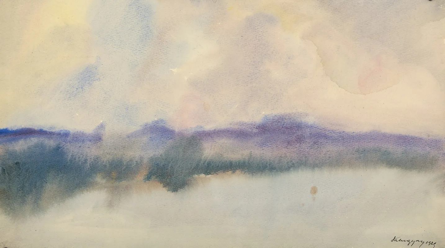 Fog Over A Fish Pond