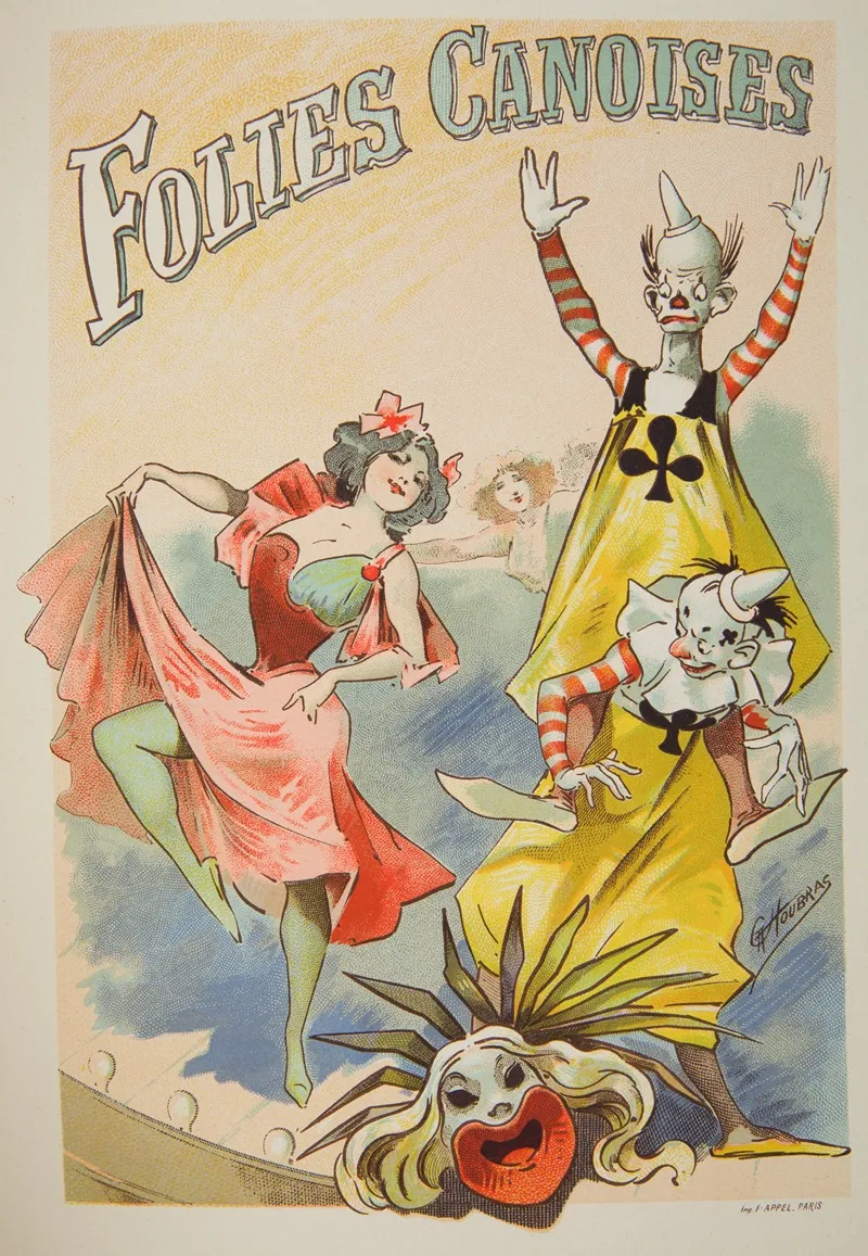 Folies Canoises by Alfred Choubrac - Canvas Print