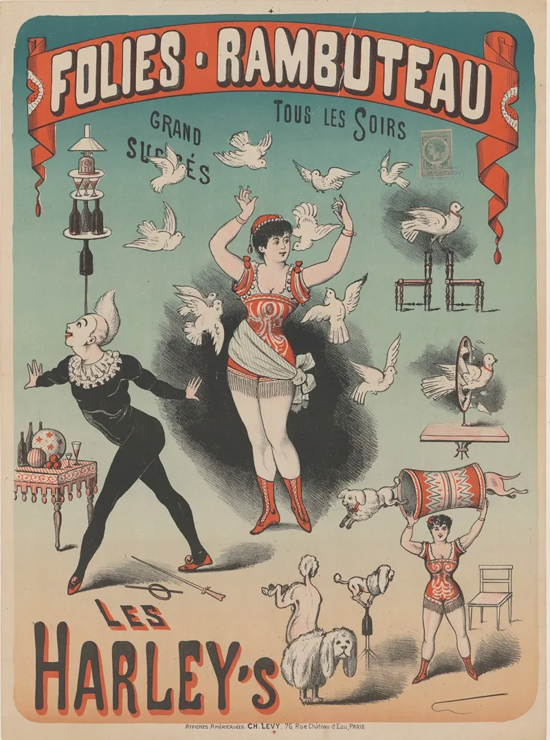 Folies Rambuteau Les Harleys