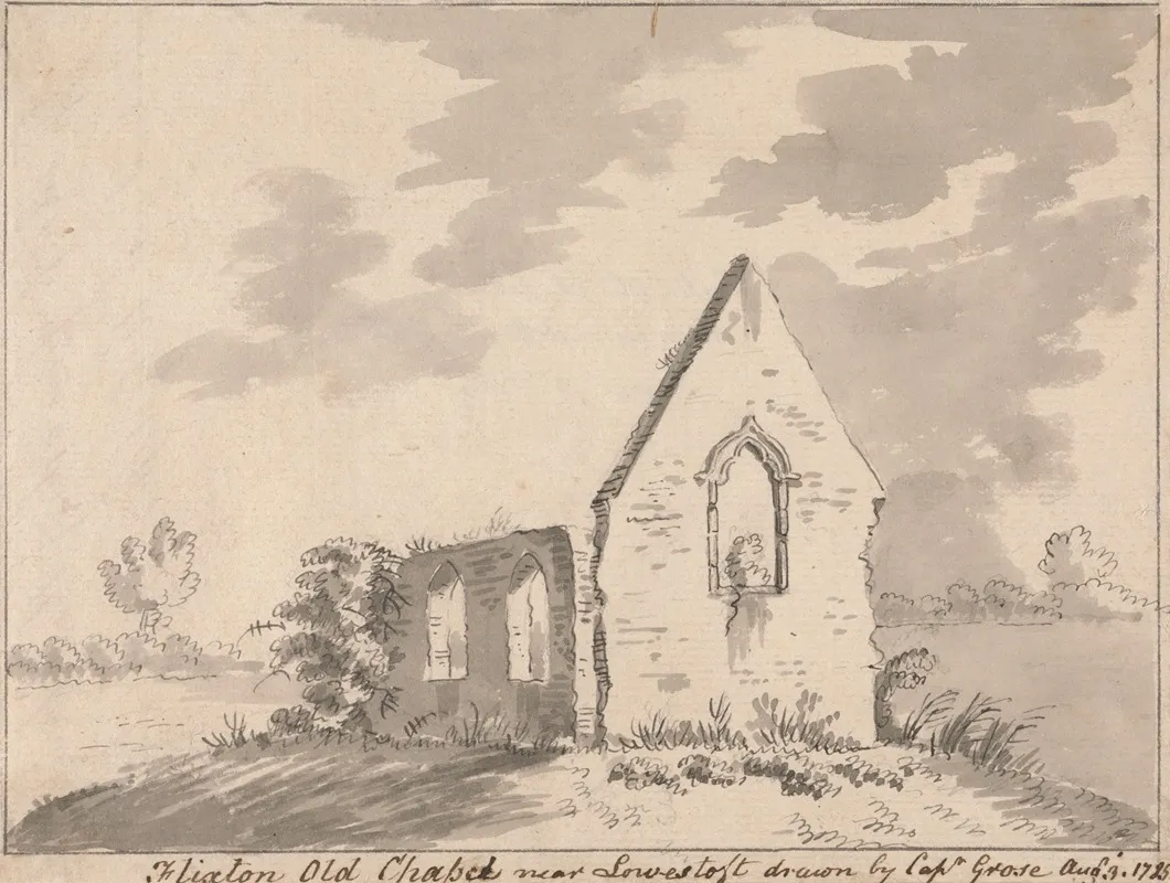 Folio Of Views In Norfolk And Suffolk Flixton Old Chapel Near Lowestoft Suffolk