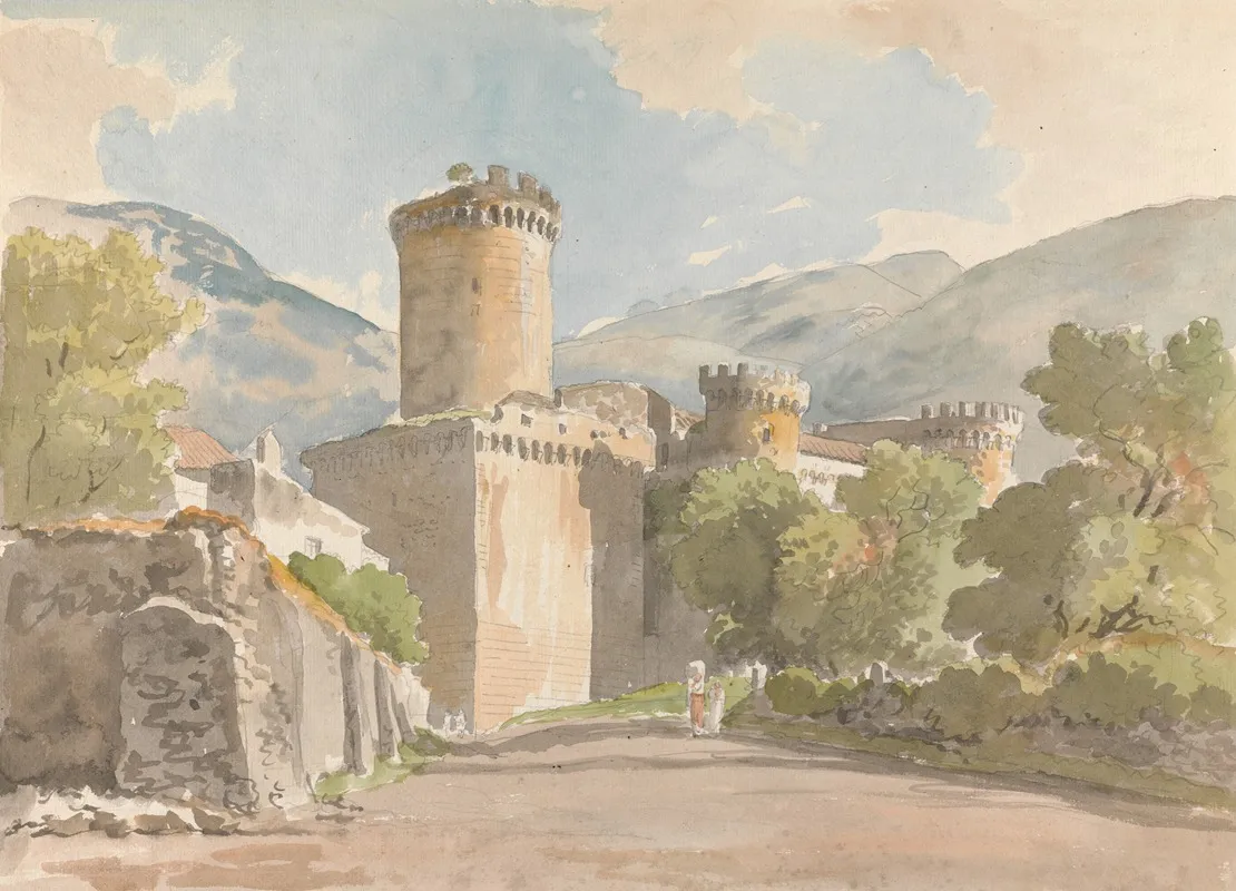 Fondi Il Castello by Carlo Labruzzi - Canvas Print