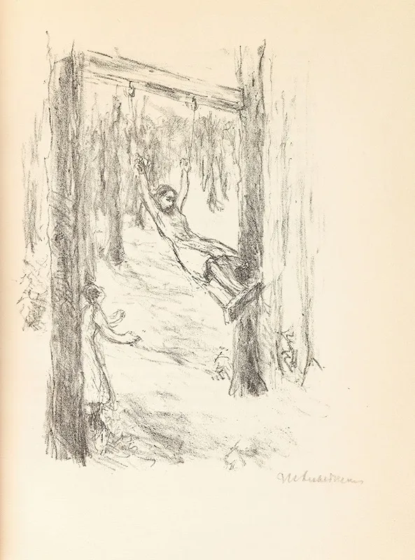 Fontane by Max Liebermann - Canvas Print